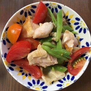 鶏もも肉のグリル　ガーリックレモン風味